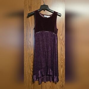 Nina Deep Purple Formal Kids Dress